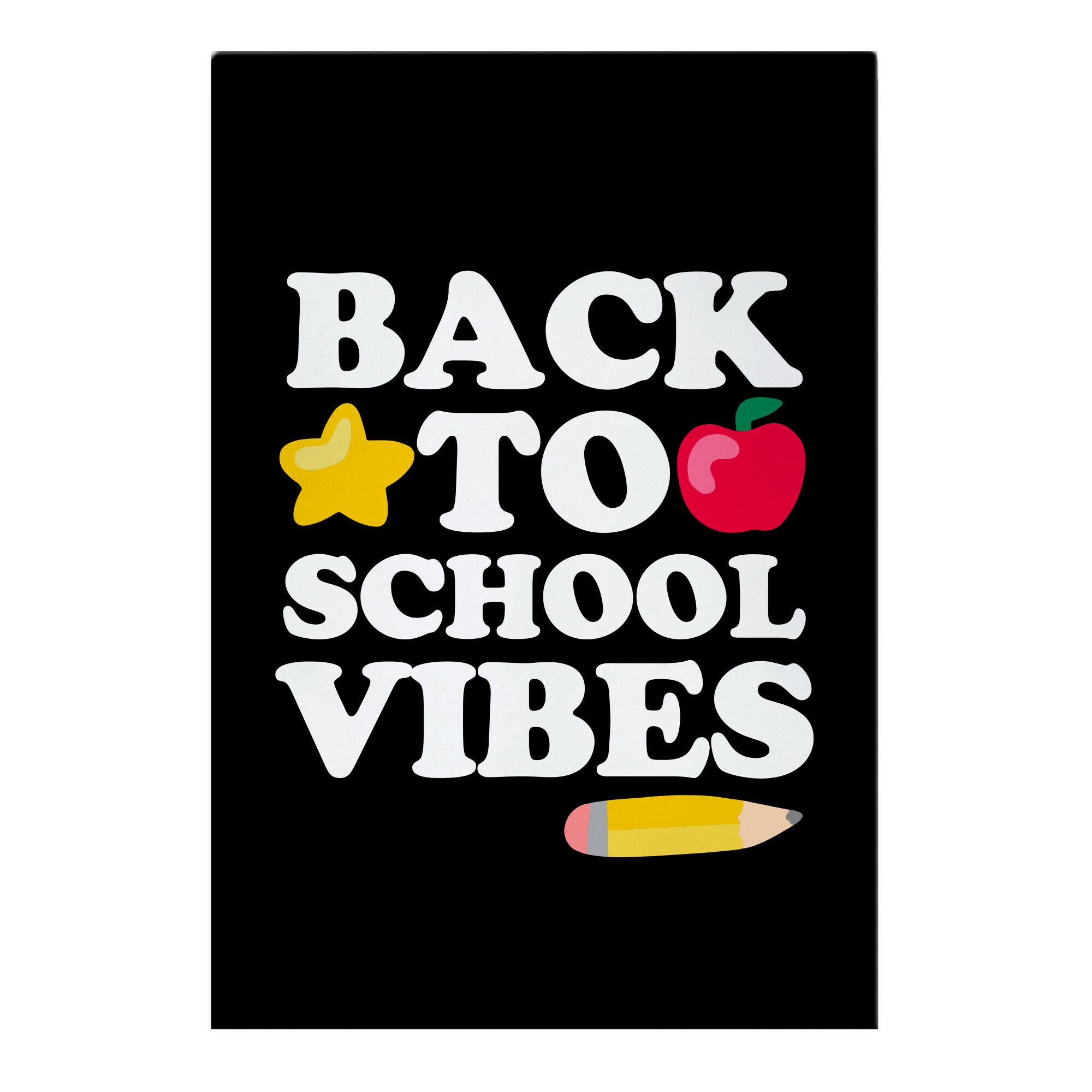 Back to School Vibes Garden Flag